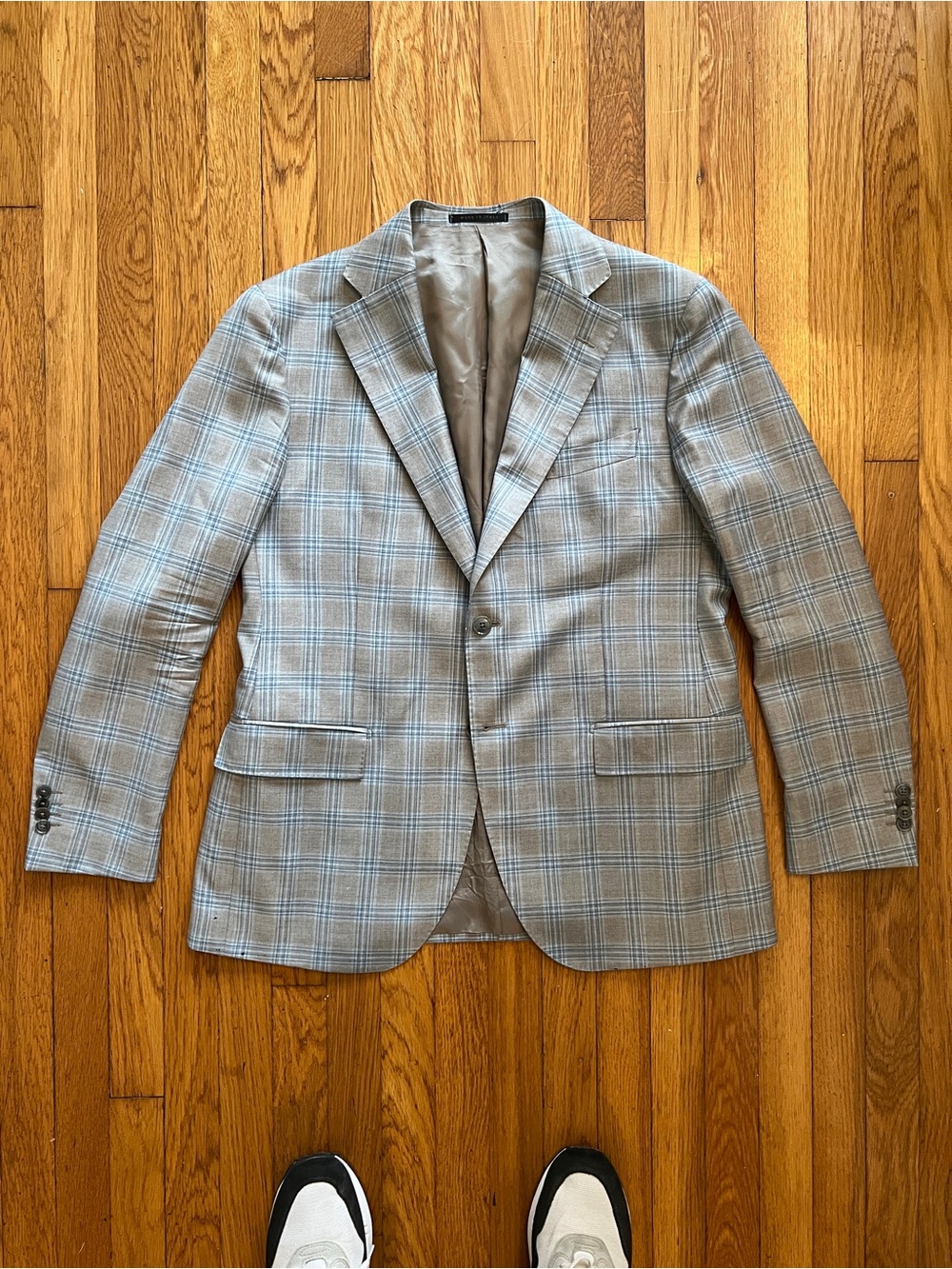 Luigi Bianchi Mantova Windowpane Sport Coat